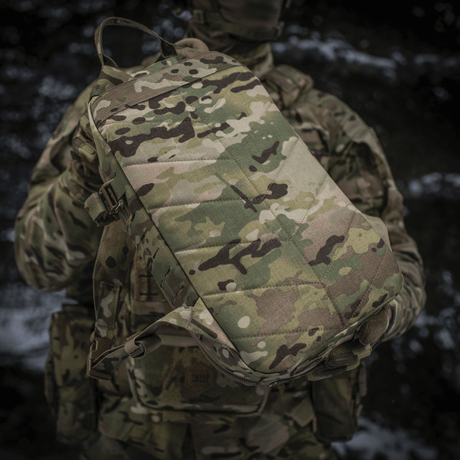 M-Tac Rygsæk Sturm Elite Gen.II i camouflage til taktisk brug, med MOLLE Laser Cut system, designet til feltsituationer