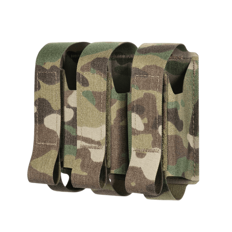 M-Tac Pouch til 3 VOG-Granater med camouflagedesign og MOLLE Laser Cut-system til sikker opbevaring af VOG-25 granater.