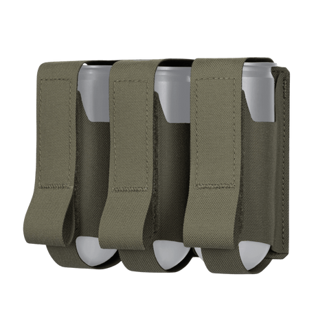 M-Tac Pouch til 3 VOG-Granater med MOLLE Laser Cut system og flaps til hurtig åbning, designet til VOG-25 granater opbevaring.