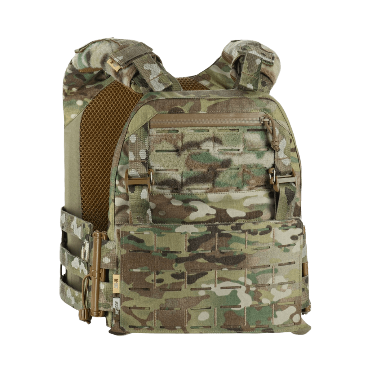 M-Tac Plate Carrier Cuirass Elite Gen.II - taktisk vest i Cordura 500D med ESAPI Medium armor plader og Duraflex hurtiglåse.