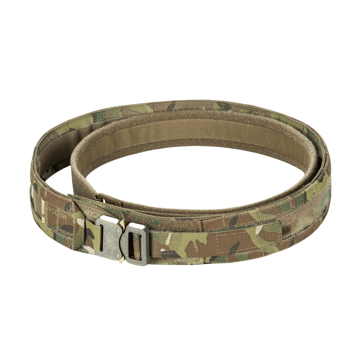 M-Tac Range Bælte Cobra Buckle Gen.IV i camouflage, taktisk bælte til militær og politi med justerbar størrelse og Tegris-forstærkning.