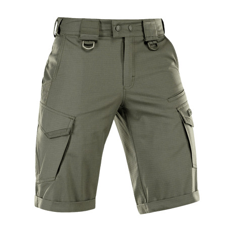 M-Tac Shorts Aggressor Gen.II Flex i rip-stop materiale med Teflon-belægning, ideel til træning og fritid