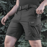 M-Tac Shorts Aggressor Short - tactical knee-length shorts with pockets, ideal for urban or outdoor use, made of elastic polycotton flex rip-stop.