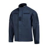 M-Tac Jakke Patrol Flex i let figursyet snit med lynlås, velcro-lommer og forstærket skuldre til taktisk brug.