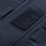 Nærbillede af M-Tac Jakke Patrol Flex med velcro-detalje og tekstilstruktur