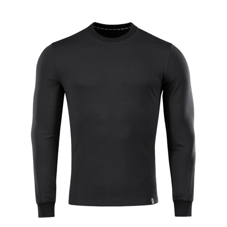M-Tac Pullover 4 Seasons med rund hals til hverdags- og taktisk brug, lavet af 95% bomuld og 5% elastan, perfekt året rundt.