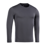M-Tac Long-sleeve T-shirt 93/7 i grå farve lavet af 93% bomuld og 7% elastan for holdbarhed og komfort, velegnet til sport og friluftsliv