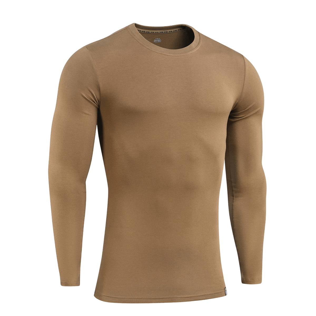 M-Tac Long-sleeve T-shirt 93/7 i brun med elastan for holdbarhed og komfort, perfekt til hverdag og outdoor-aktiviteter