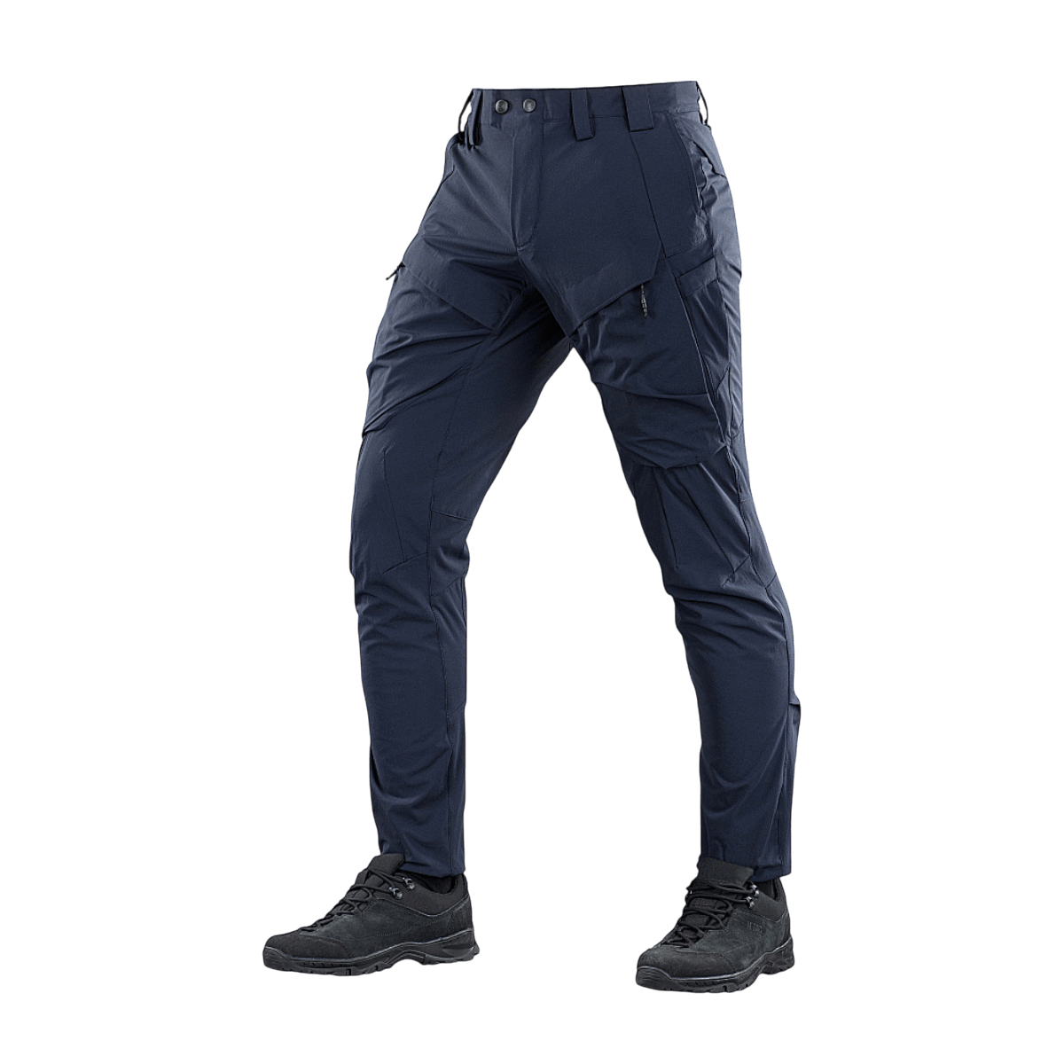 M-Tac Bukser Rubicon Flex i navy farve, designet til komfort og bevægelse under træning og fritid. Innovativt cargo-lomme design.