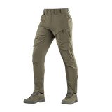 M-Tac Bukser Rubicon Flex med 4-Way Stretch stof til træning og fritid, vandtæt og åndbart design med cargo-lommer, farve oliven