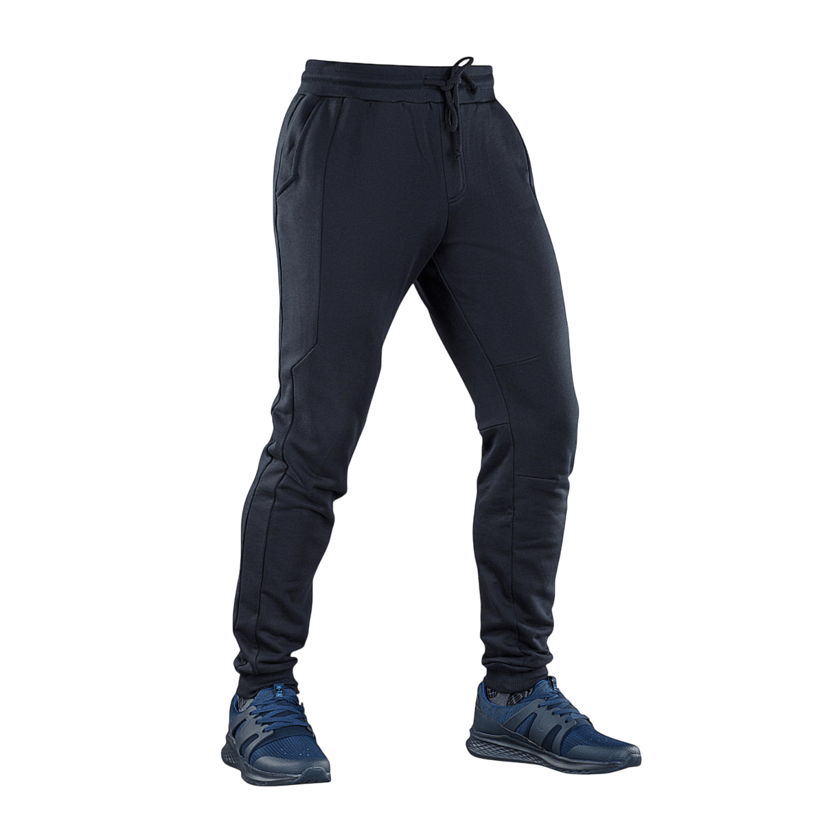 M-Tac Bukser Stealth Cotton alsidige sportsbukser i sort, lavet af 100% bomuld, perfekt til løb og hverdag med elastik i taljen.