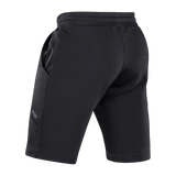 M-Tac Shorts Casual Fit Cotton i sort, fremstillet af 100% bomuld, med elastisk talje og sidelomme med diskret M-Tac logo.