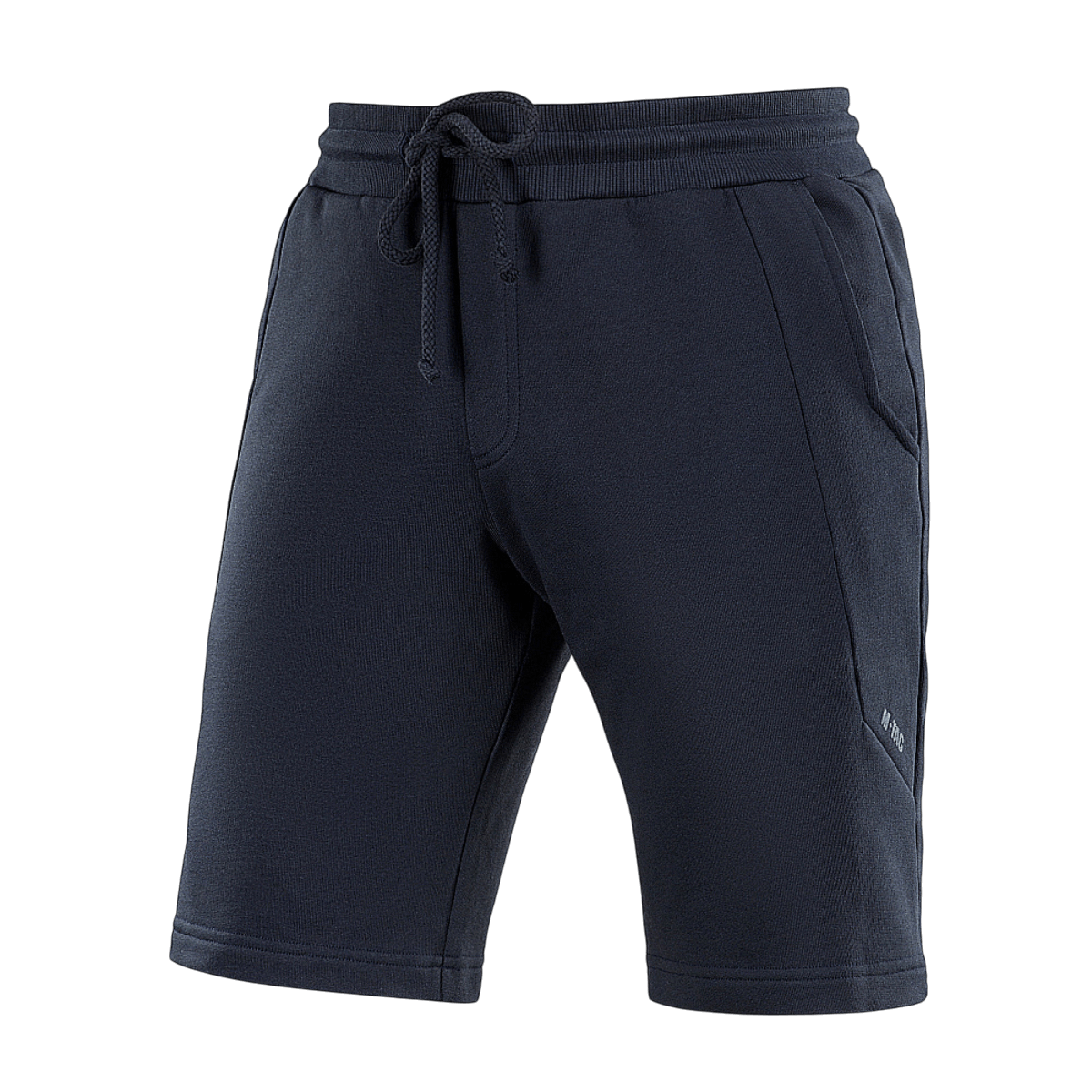 M-Tac Shorts Casual Fit Cotton i sort, lavet af 100% bomuld, med elastik i taljen og sidelommer, ideelle til aktiv brug om sommeren.
