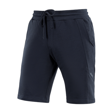 M-Tac Shorts Casual Fit Cotton i sort, lavet af 100% bomuld, med elastik i taljen og sidelommer, ideelle til aktiv brug om sommeren.