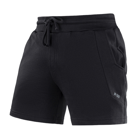 M-Tac Shorts Sport Fit Cotton med elastik i taljen og to sidelommer, ideelle til træning og hverdag, lavet af 100% åndbart bomuld.