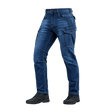 M-Tac Jeans Aggressor med moderne taktisk funktionalitet, slidstærkt denim, rummelige lommer, canadisk knap, YKK-lynlås.