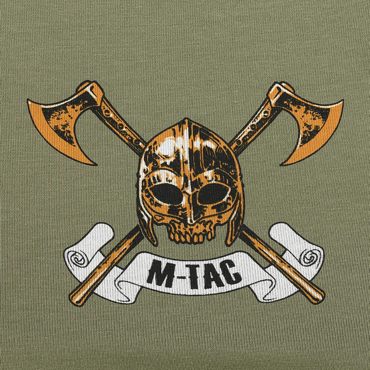 M-Tac T-shirt Viking med vikingehjelm og økser.