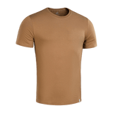 M-Tac T-shirt 93/7 Summer i bomuld og elastan i brun farve, designet til komfort og optimal termoregulation til sommerdage.