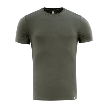 M-Tac T-shirt 93/7 Summer i armygrøn til hverdagsbrug, lavet af 93% bomuld og 7% elastan for optimal termoregulation og komfort.