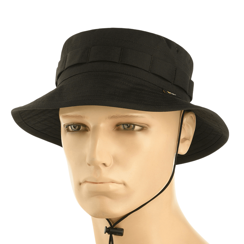 M-Tac Panama Rip-Stop army-hat med semi-stiv skygge og camouflagebånd, inspireret af den amerikanske Boonie-model. Ventilationshuller til åndbarhed.