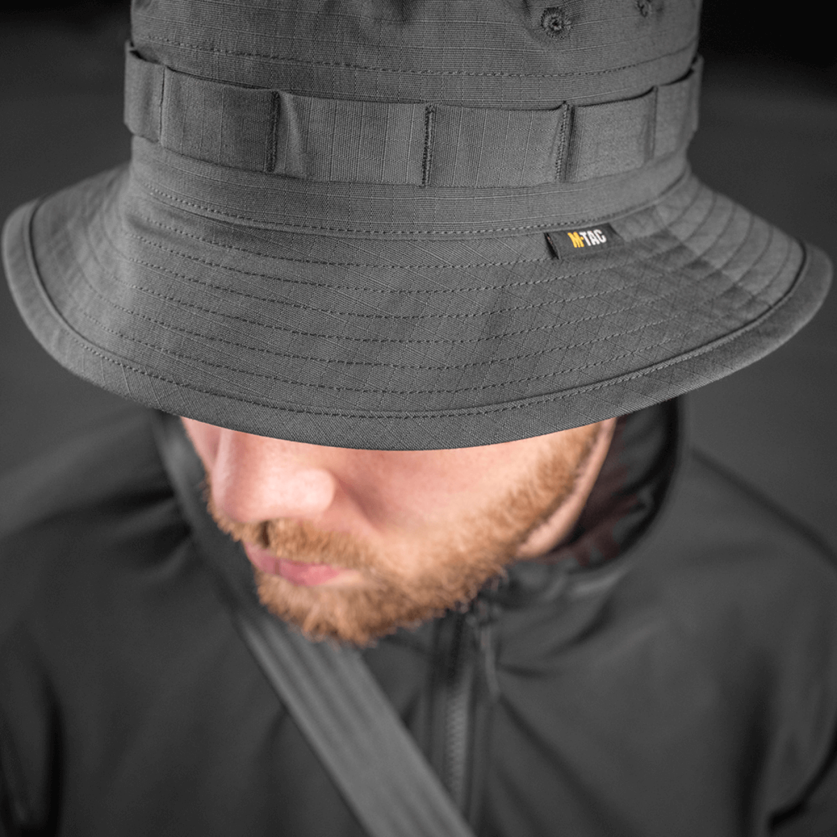M-Tac Panama Rip-Stop army-hat med semi-stiv skygge og ventilationshuller. Inspireret af amerikansk Boonie-model. Optimal åndbarhed.