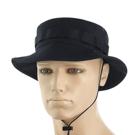 M-Tac Panama Rip-Stop army-hat med semi-stiv skygge, ventilationshuller og snor, inspireret af amerikansk Boonie-model, rip-stop materiale.