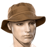 M-Tac Panama Rip-Stop army-hat inspireret af Boonie-model med semi-stiv skygge og camouflagebånd. Udstyret med ventilationshuller og snor.