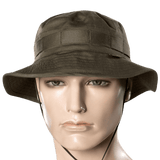 M-Tac Panama Rip-Stop army-hat med semi-stiv skygge, kronebånd og snor, ideel til camouflageudstyr og ventilation.