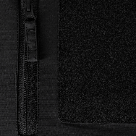 Nærbillede af M-Tac Alpha Gen.III Pro Vinterjakke med lynlås og holdbart materiale, ideel til kolde vejrforhold.