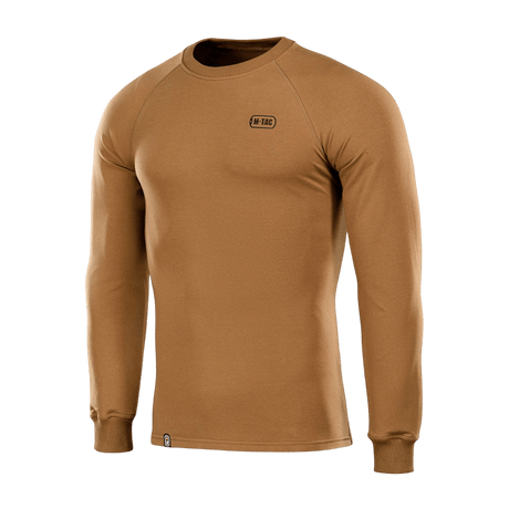 M-Tac Raglan Athlete sweatshirt i coyote farve, med rund hals og raglanærmer for maksimal bevægelsesfrihed, ideel til sport og daglig brug.