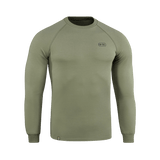 M-Tac Raglan Athlete sweatshirt i oliven med raglanærmer, 95% bomuld, 5% elastan, ideel til sport og hverdagsbrug.