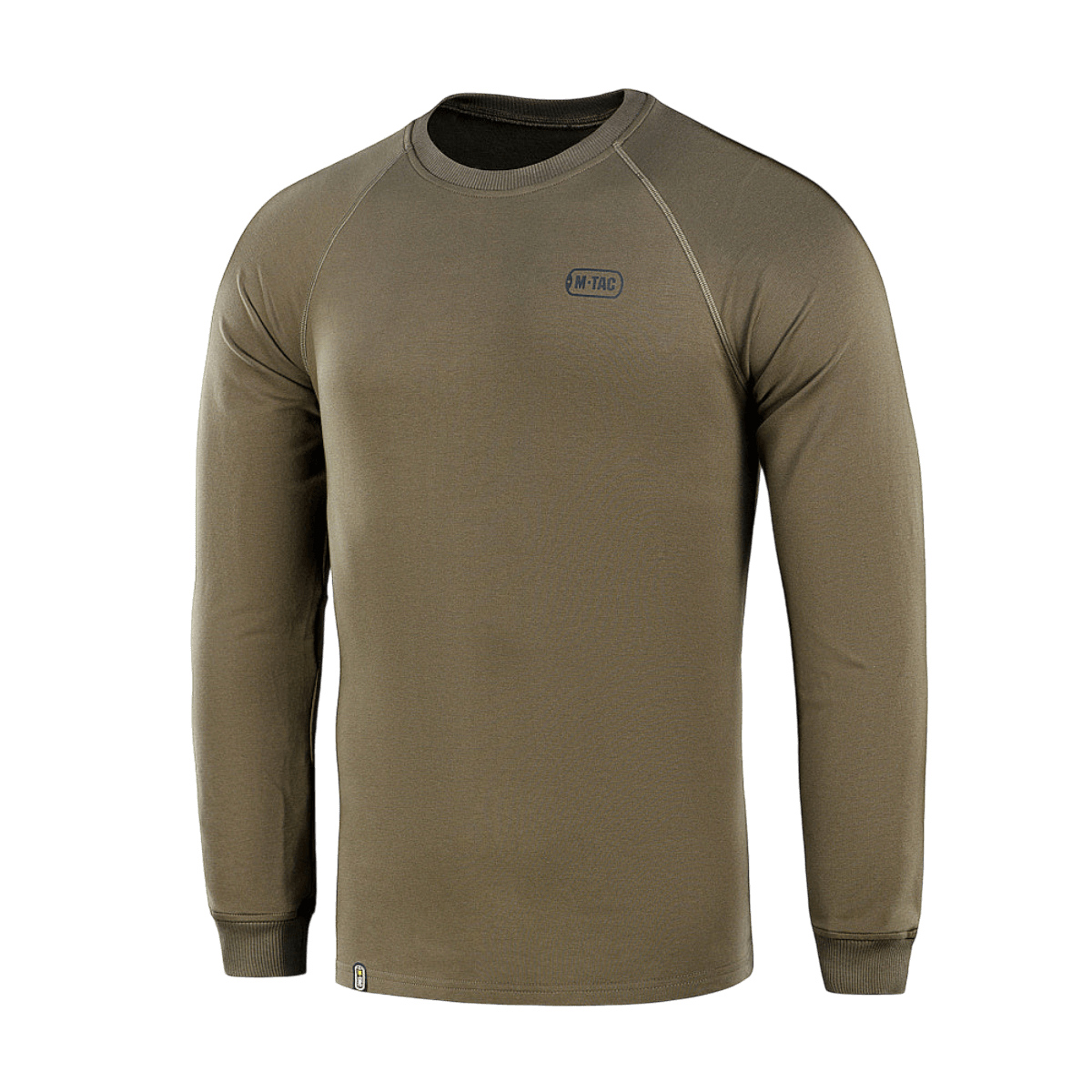 M-Tac Raglan Athlete sweatshirt med raglanærmer i olivengrøn, perfekt til sport og hverdag. Lavet af 95% bomuld, 5% elastan.