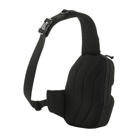 M-Tac Buckler Taske Elite i sort med MOLLE-system og skjult rum til våben, designet i slidstærkt Cordura 500D materiale.