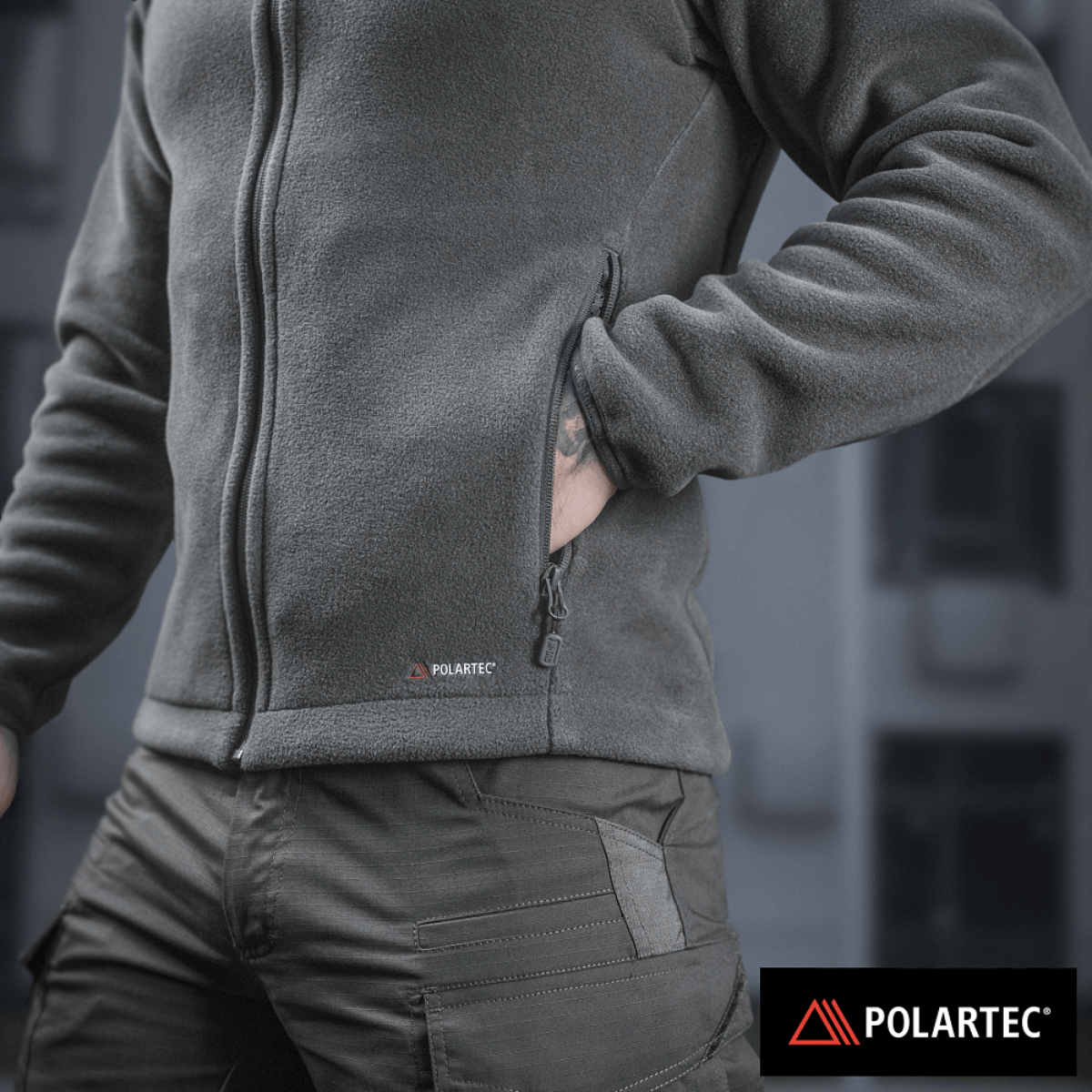 M-Tac Nord Polartec Fleecejakke med varmeisolerende Polartec® 200 Series fleece til daglig brug og sport.