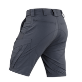M-Tac Aggressor Summer Flex Shorts set bagfra, letvægts-taktiske shorts af Flex Rip-Stop stof, med mange funktionelle lommer.