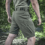 M-Tac Aggressor Summer Flex Shorts i letvægts Flex Rip-Stop stof, ideelle til træning og udendørs aktiviteter i naturen.