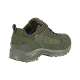 M-Tac Sneakers Tactical Demi-Season Pro Line i olivengrøn farve med slidstærk suede og Cordura samt Vibram-sål til optimal træning og vandring.