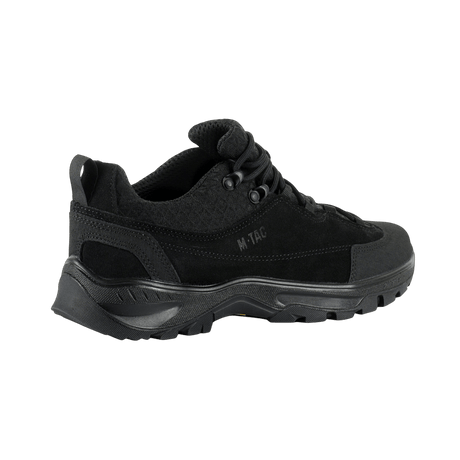 M-Tac Tactical Sneakers Patrol R Vent i sort med slidstærkt læder og åndbare 3D-meshindsatser til udendørs og daglig brug