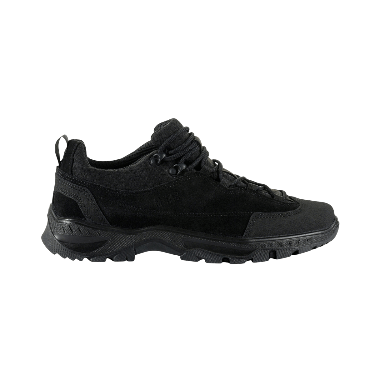 M-Tac Tactical Sneakers Patrol R Vent i sort, ideelle til trekking, outdoor-aktiviteter og daglig brug. Kombinerer ruskind og 3D-mesh.