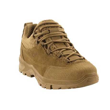 M-Tac Tactical Sneakers Patrol R Vent til trekking og daily outdoor brug, i slidstærkt læder og åndbart 3D-mesh, skridsikker sål.