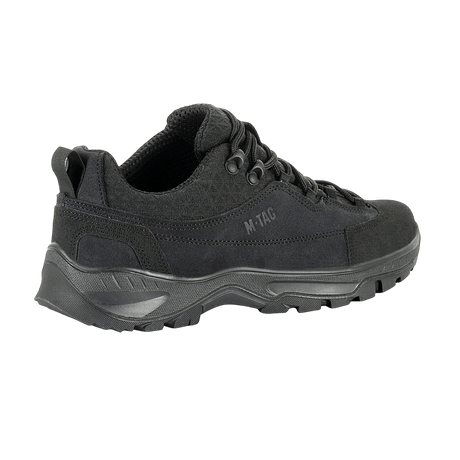 M-Tac Tactical Sneakers Patrol R Vent i sort, komfortabel og holdbar til trekking, løb og daglig brug, med åndbar 3D-mesh og læder.
