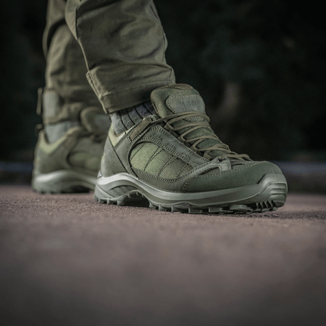 Tactical Sneakers Demi-Season – Let og komfortabel, moderne sko til trekking og outdoor, naturlæder og Cordura, gummiforstærkning.