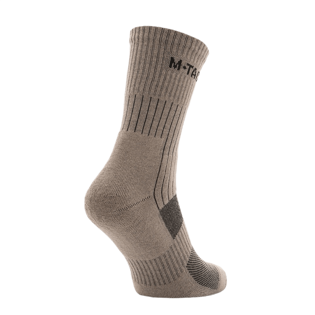 M-Tac Sokker Mk.1 i beige, designet til komfort og støtte med polstring og ventilationskanaler til lange vandreture.