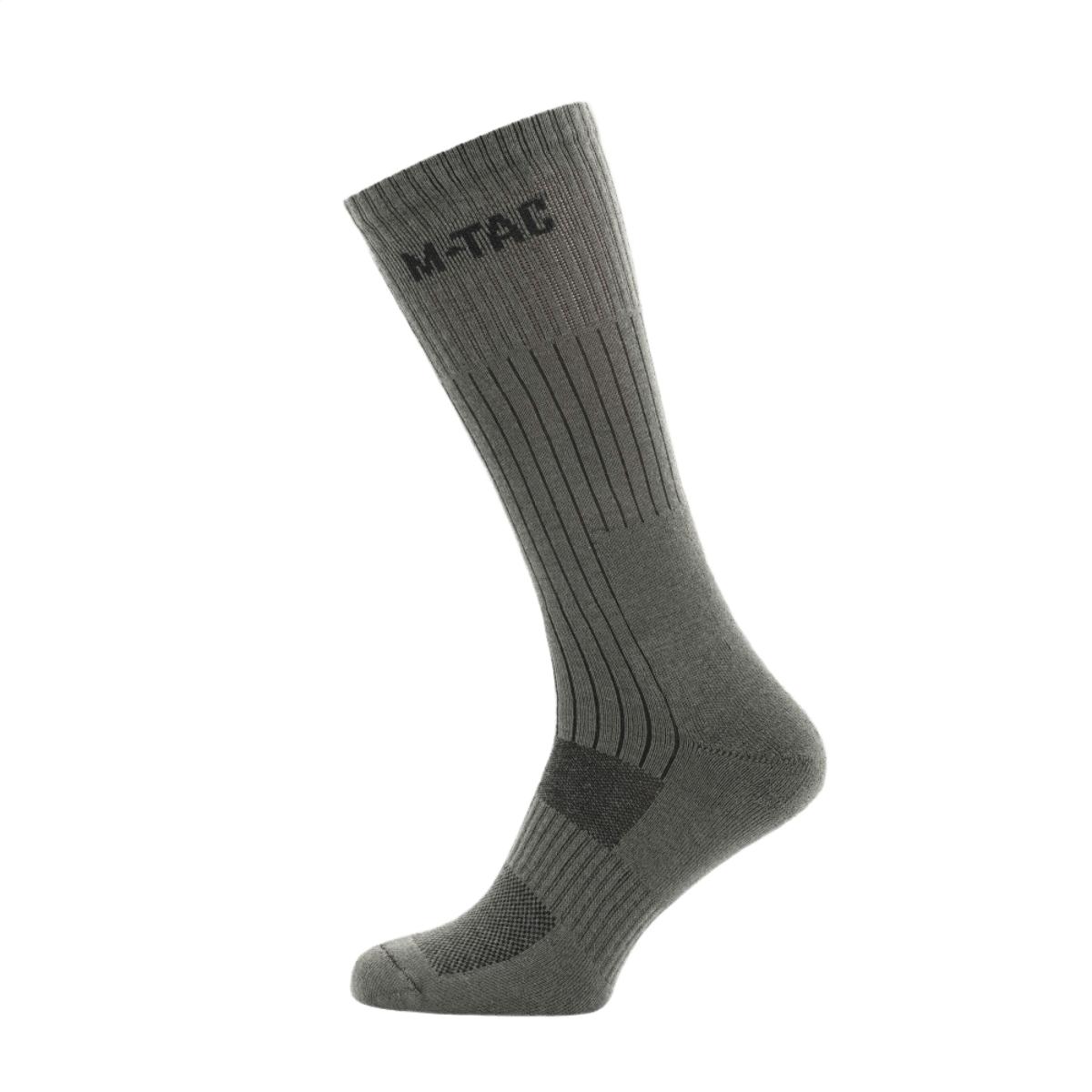 M-Tac Høje Sokker Mk.2 til trekking og intensiv aktivitet med støtte og komfortzone design i grå farve.