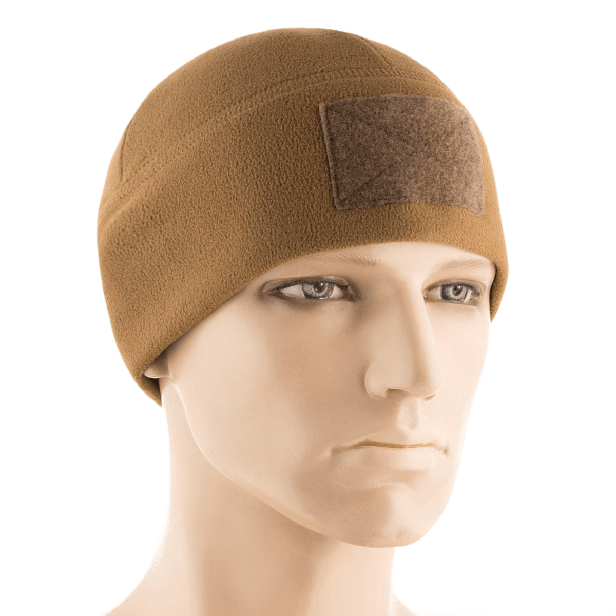 M-Tac Fleece Tactical Watch Cap Beanie m. Patch Panel i fleece til køligt vejr, let og hurtigtørrende med patches på front- og bagpanel.