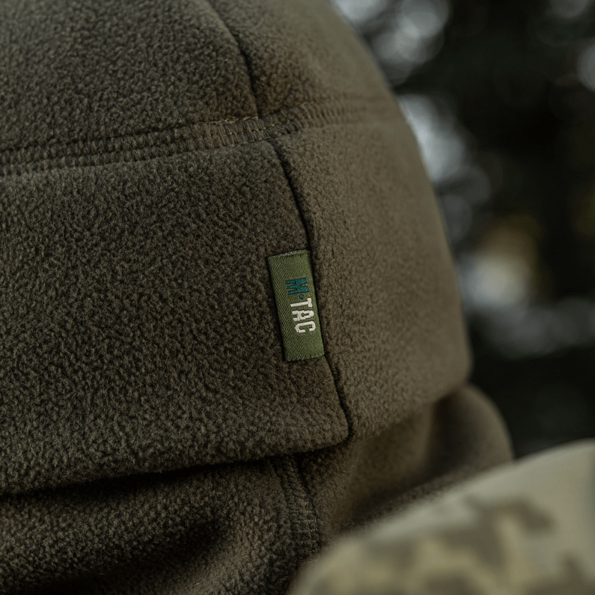M-Tac Watch Cap Elite Fleece Beanie Hat Slimtex i fleece med termolag, let og varm til taktisk brug i koldt vejr, anti-pilling design.