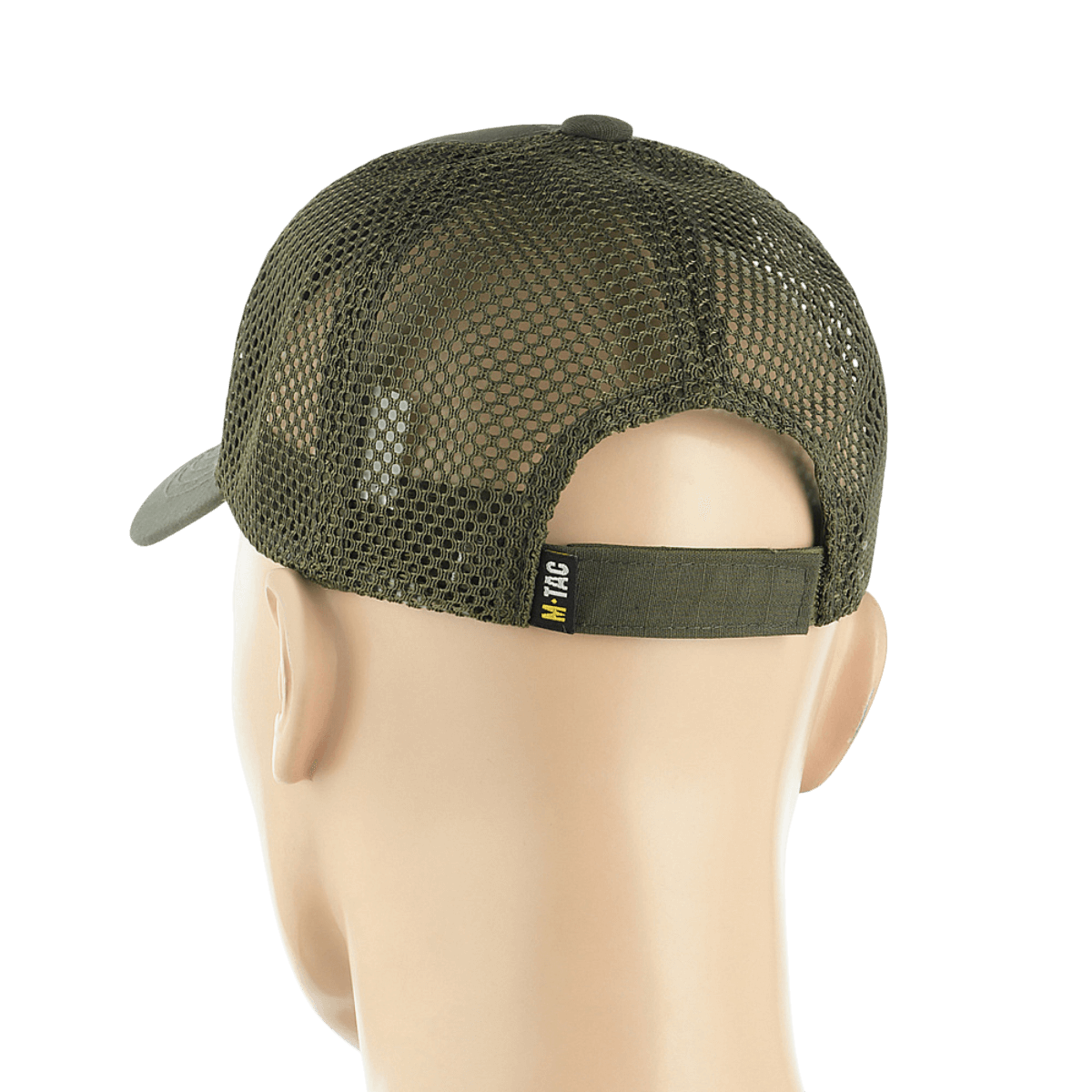 M-Tac Mesh Flex Ripstop Baseball Cap set bagfra med mesh-design og justerbar Velcro-strop for optimal ventilation og pasform.
