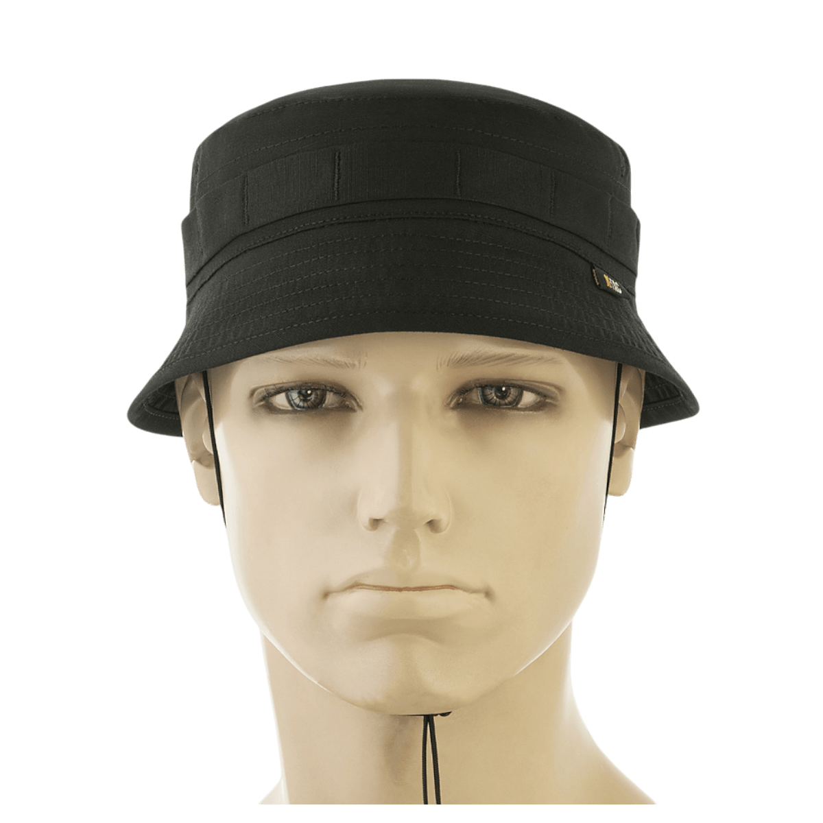 M-Tac Panamahat Gen. II Flex Rip-Stop i sort rip-stop stof på mannequin.