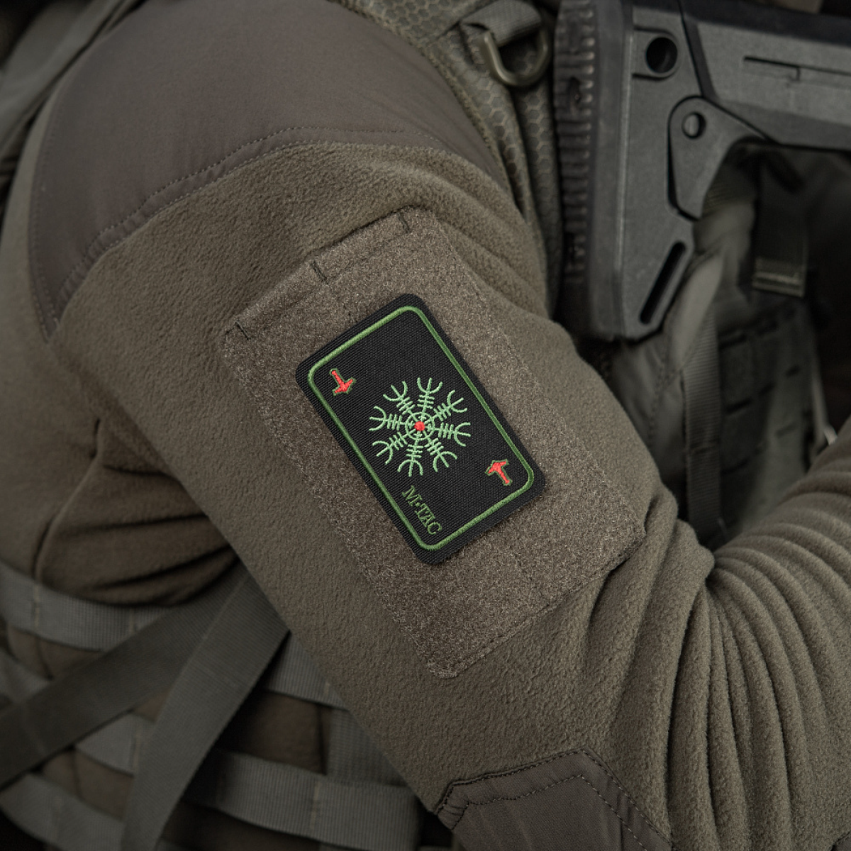 M-Tac Patch Kort Helm of Horror (Broderi)