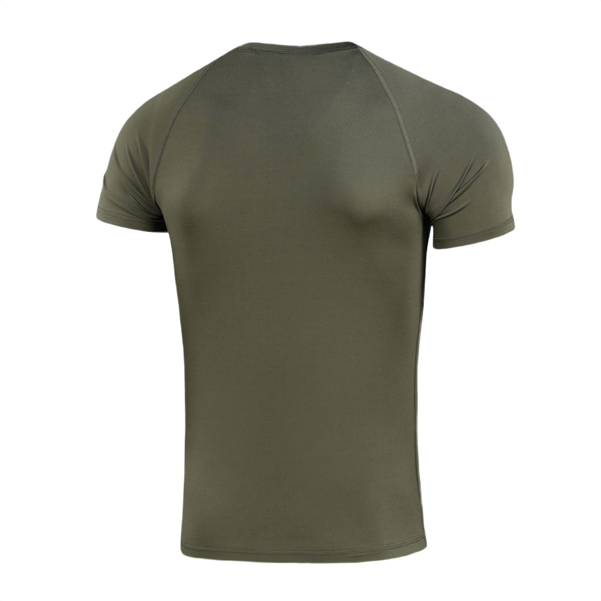 M-Tac T-shirt Ultra Light Polartec, grøn, lavet af Power Dry® materiale, perfekt til træning og udendørs aktiviteter. Reflekterende logo.
